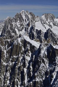 Bergtop, Mont Blanc van Hozho Naasha