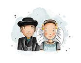 Zeeland couple in Walcheren costume by Teuni's Dreams of Reality thumbnail