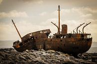 Irland - Galway - Inis Oirr - Schiffswrack von Meleah Fotografie Miniaturansicht