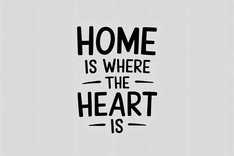 Moderne zwart-witte wanddecoratie van Art & Soul Creations