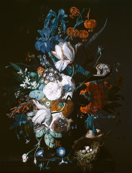Vase with Flowers, Jan van Huysum by Masterful Masters