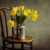 Gele Tulpen - Stilleven Met Bloemen van Diana van Tankeren