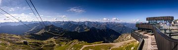 Nebelhorn Topstation, blik op 2224 meter van Mart Houtman