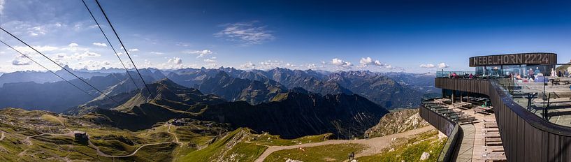 Station supérieure du Nebelhorn, vue à 2224 mètres d'altitude par Mart Houtman
