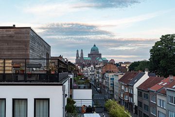 Jette, Brussels Capital Region -Belgium - Cityscape view over a  van Werner Lerooy