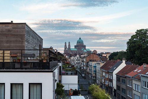 Jette, Brussels Capital Region -Belgium - Cityscape view over a 