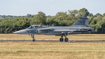 Saab Gripen of the Swedish Air Force. by Jaap van den Berg