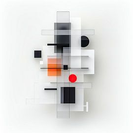 Eigentijdse structuur - toekomstgerichte vermindering van Klaus Tesching - Art-AI