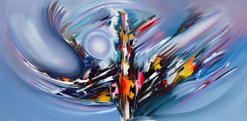 The Blue Star by Gena Theheartofart