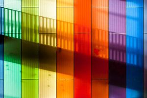 Bunte Wand