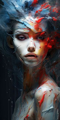 Digital created very beautiful woman