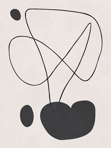 Expressionist shapes and lines 4 by Vitor Costa