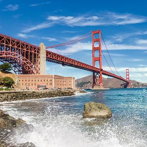 GOLDEN GATE BRIDGE Impression vom Ufer