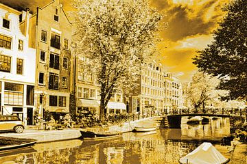 Jordaan Egelantiergracht Amsterdam Netherlands Gold