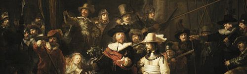 Uitsnede De Nachtwacht,Rembrandt van Rijn