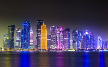 Skyline van Doha, Qatar