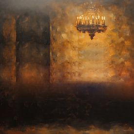Mittelalterliches Ambiente und Kronleuchter-Panorama von TheXclusive Art