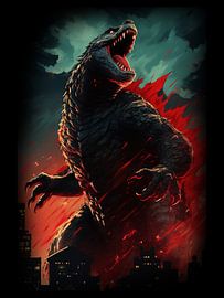 Godzilla Japan van Muhammad Ida Bagus Sadewa