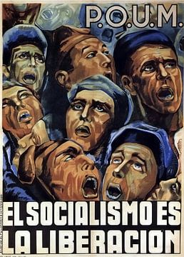 Socialisme is Vrijheid, 1936-38 van Atelier Liesjes