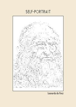 Selbstporträt - Leonardo da Vinci (Ascii art)
