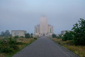 Radio Kootwijk am Morgen bei Nebel