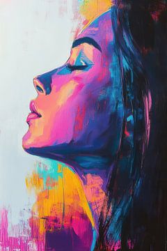 Vrouwenportret | Color Whisper van De Mooiste Kunst