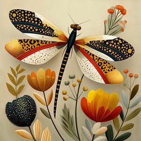 Blumenflug II von Mirjam Duizendstra