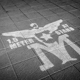 Maastrichts Vorlage für 1,5 Meter Abstand von Streets of Maastricht