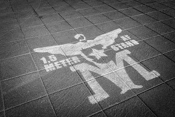 Maastrichts Vorlage für 1,5 Meter Abstand von Streets of Maastricht