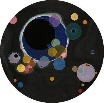 Verschillende cirkels, Wassily Kandinsky van art icons