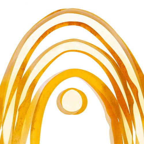 Retro regenboog zomerdag