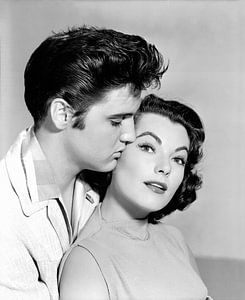 Elvis Presley and Judy Tyler by Bridgeman Images