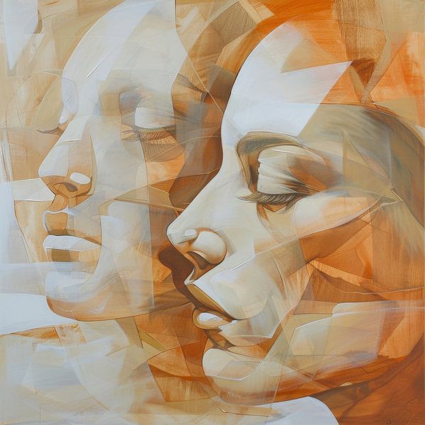 Portrait of a woman Faces by Poster Art Shop