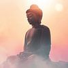 Méditation Bouddha couleurs sereines sur Thea