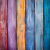 Bunte Holzbretter V3 von drdigitaldesign
