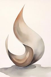 Beige von ARTEO Gemälde