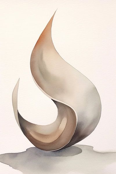 Beige by ARTEO Paintings