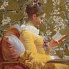 Reading girl, Jean-Honoré Fragonard by Digital Art Studio