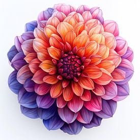 Dahlia Dreamscape by Chromatic Fusion Studio