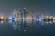 Dubai jachthaven nacht van Vincent Xeridat thumbnail