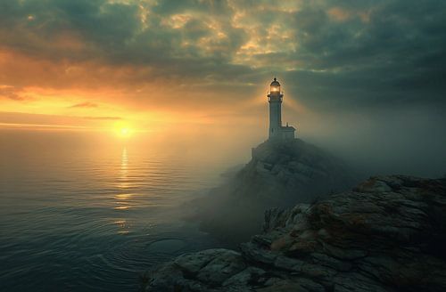 Phare dans le brouillard
