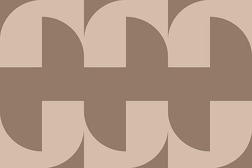 Abstracte kunst in neutraal bruin en beige nr. 2