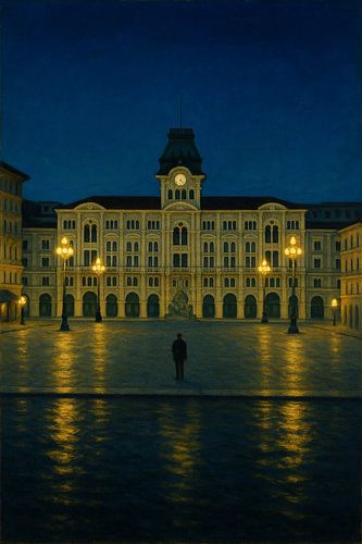 De nachtelijke gloed van Triëst - De stilte van de Adriatische Zee