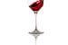 Le vin rouge se répand dans le verre à vin sur Thomas Prechtl