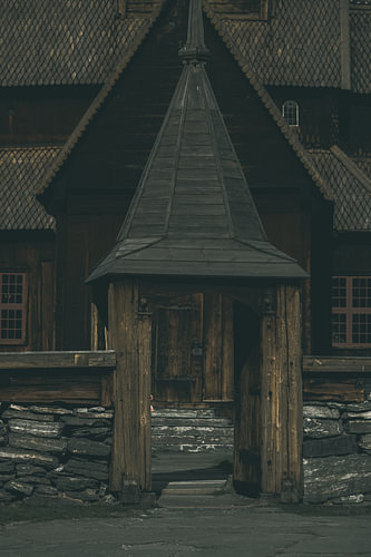 Portal of the Lom Stave Church