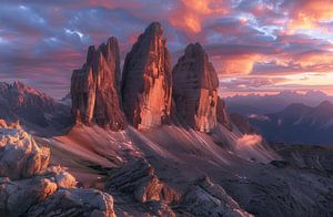 Herbstfarbenpracht in den Dolomiten