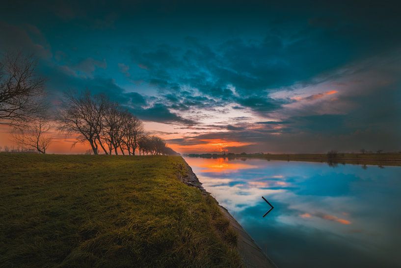 Coucher de soleil sur le canal de Walcheren par Andy Troy