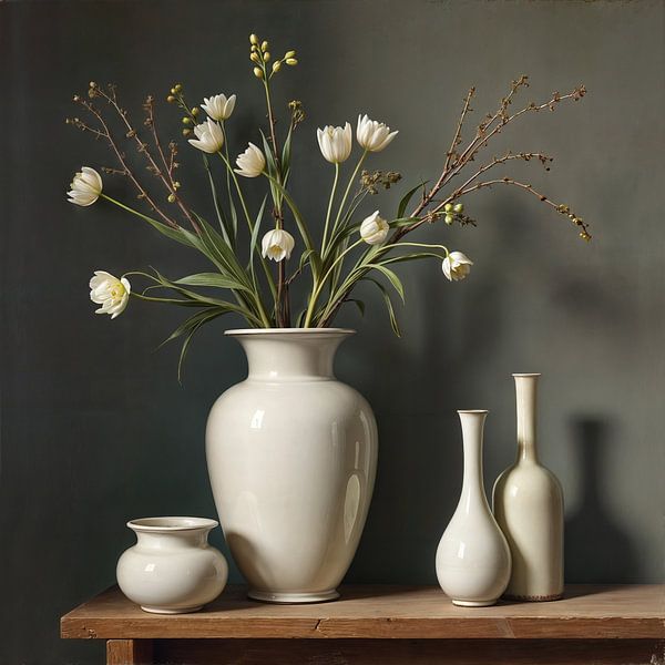 Still life with flowers by The Nudes Gallery