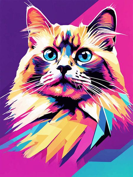 Briman Katze Pop Art von MIROKKU