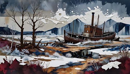 decommissioned steamboat